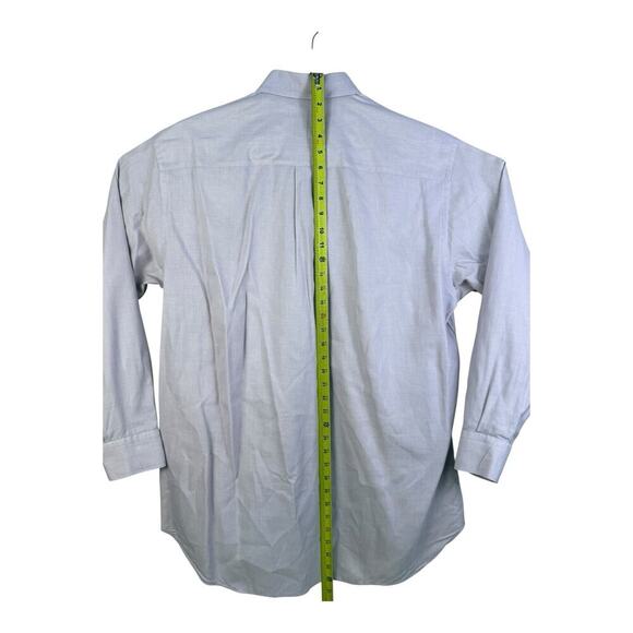 Gitman Bros Shirt Mens 16.5 34 Purple Dress Shirt Business Casual Preppy Wedding - Picture 11 of 16